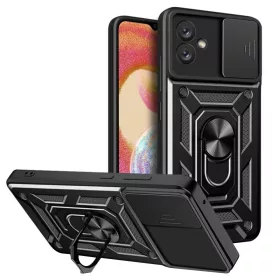   Techsuit - CamShield ütésálló tok - Samsung Galaxy A04e / M04 - Fekete