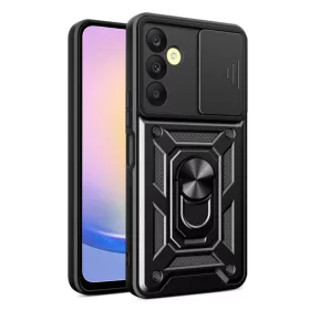   Techsuit - CamShield ütésálló tok - Samsung Galaxy A25 5G - Fekete