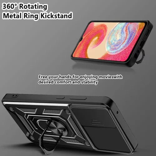 Techsuit - CamShield ütésálló tok - Samsung Galaxy A05 - Fekete