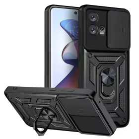   Techsuit - CamShield ütésálló tok - Motorola Edge 30 Fusion - Fekete