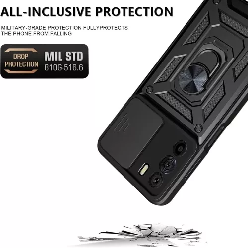 Techsuit - CamShield ütésálló tok - Motorola Edge 30 - Fekete