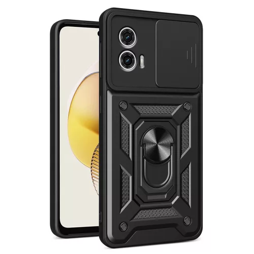 Techsuit - CamShield ütésálló tok - Motorola Moto G73 - Fekete