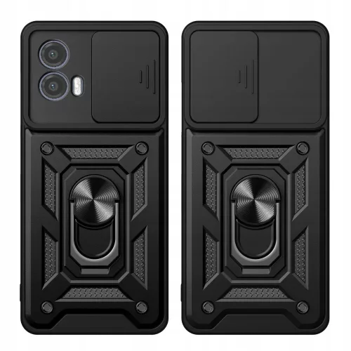 Techsuit - CamShield ütésálló tok - Motorola Moto G73 - Fekete