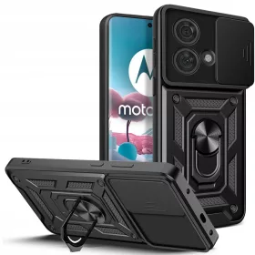   Techsuit - CamShield ütésálló tok - Motorola Edge 40 Neo - Fekete