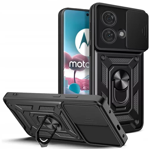 Techsuit - CamShield ütésálló tok - Motorola Edge 40 Neo - Fekete