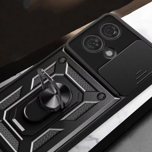 Techsuit - CamShield ütésálló tok - Motorola Edge 40 Neo - Fekete