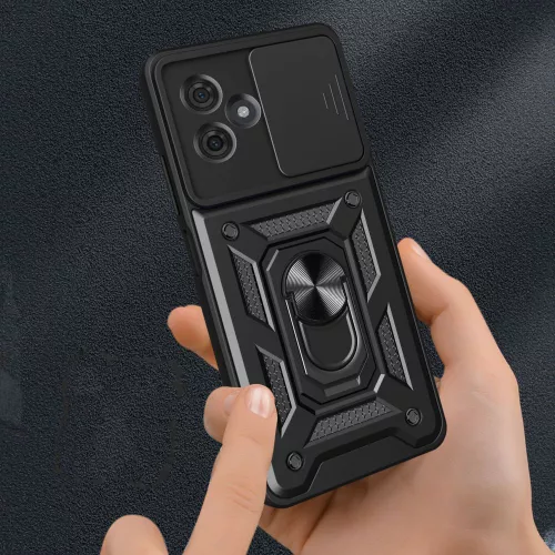 Techsuit - CamShield ütésálló tok - Motorola Moto G54 - Fekete