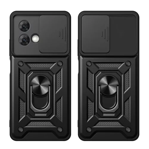 Techsuit - CamShield ütésálló tok - Motorola Moto G84 - Fekete