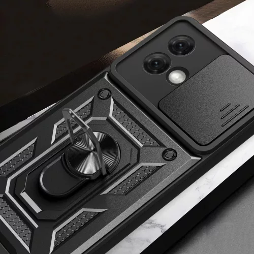Techsuit - CamShield ütésálló tok - Motorola Moto G84 - Fekete