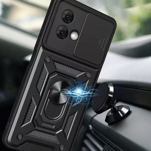 Techsuit - CamShield ütésálló tok - Motorola Moto G84 - Fekete
