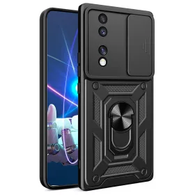 Techsuit - CamShield ütésálló tok - Honor 70 - Fekete