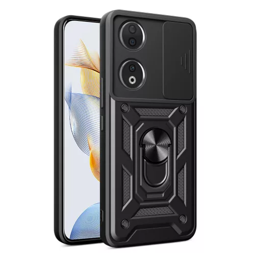 Techsuit - CamShield ütésálló tok - Honor 90 - Fekete