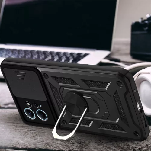 Techsuit - CamShield ütésálló tok - Xiaomi Redmi Note 12 4G - Fekete