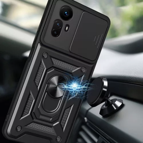 Techsuit - CamShield ütésálló tok - Xiaomi Redmi Note 12S - Fekete