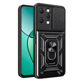   Techsuit - CamShield ütésálló tok - Xiaomi Redmi 12 4G / 12 5G - Fekete