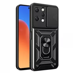   Techsuit - CamShield ütésálló tok - Xiaomi Redmi 12 4G / 12 5G - Fekete