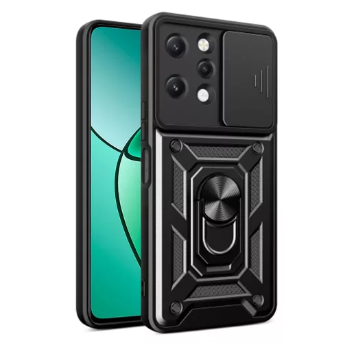 Techsuit - CamShield ütésálló tok - Xiaomi Redmi 12 4G / 12 5G - Fekete
