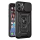 Techsuit - CamShield ütésálló tok - iPhone 12 Pro Max - Fekete