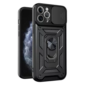   Techsuit - CamShield ütésálló tok - iPhone 11 Pro Max - Fekete