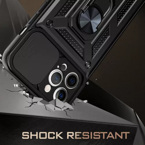 Techsuit - CamShield ütésálló tok - iPhone 11 Pro Max - Fekete