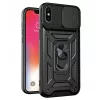 Techsuit - CamShield ütésálló tok - iPhone X / iPhone XS - Fekete