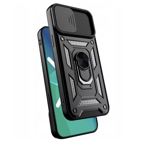 Techsuit - CamShield ütésálló tok - iPhone X / iPhone XS - Fekete