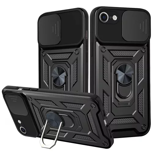Techsuit - CamShield ütésálló tok - iPhone 6 / iPhone 6S - Fekete