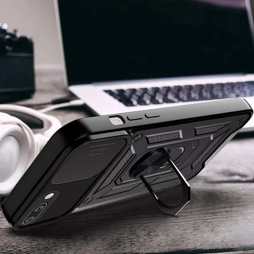 Techsuit - CamShield ütésálló tok - iPhone 7 Plus / iPhone 8 Plus - Fekete