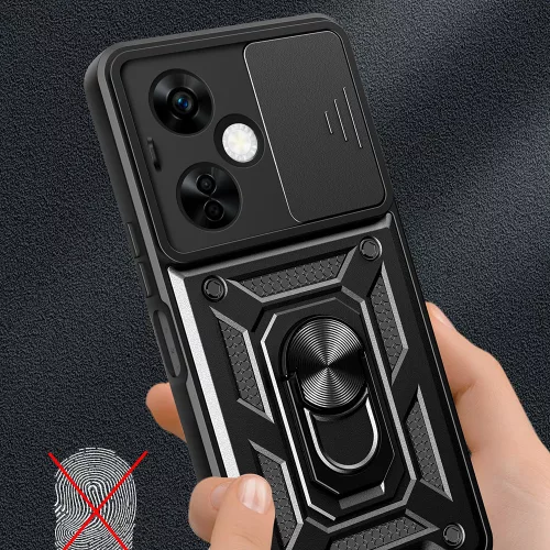 Techsuit - CamShield ütésálló tok - OnePlus Nord CE 3 Lite - Fekete