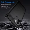Techsuit - Carbon szilikon tok - Xiaomi Redmi A1+ / A2+ - Fekete