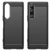 Techsuit - Carbon szilikon tok - Sony Xperia 1 V - Fekete