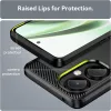 Techsuit - Carbon szilikon tok - OnePlus Nord CE 3 Lite - Fekete