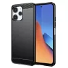 Techsuit - Carbon szilikon tok - Xiaomi Redmi 12 4G / 12 5G - Fekete