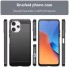 Techsuit - Carbon szilikon tok - Xiaomi Redmi 12 4G / 12 5G - Fekete