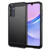 Techsuit - Carbon szilikon tok - Samsung Galaxy A15 4G / A15 5G - Fekete