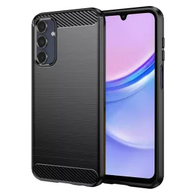   Techsuit - Carbon szilikon tok - Samsung Galaxy A15 4G / A15 5G - Fekete