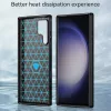 Techsuit - Carbon szilikon tok - Samsung Galaxy S24 Ultra - Fekete