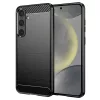 Techsuit - Carbon szilikon tok - Samsung Galaxy S24 - Fekete