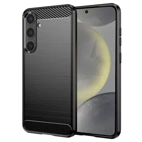 Techsuit - Carbon szilikon tok - Samsung Galaxy S24 - Fekete