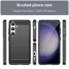 Techsuit - Carbon szilikon tok - Samsung Galaxy S24 - Fekete