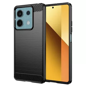   Techsuit - Carbon szilikon tok - Xiaomi Redmi Note 13 5G - Fekete