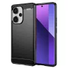 Techsuit - Carbon szilikon tok - Xiaomi Redmi Note 13 Pro+ 5G - Fekete