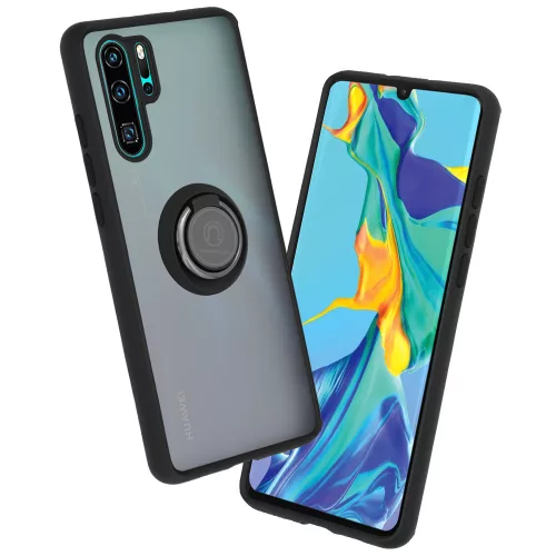 Techsuit - Glinth - Huawei P30 Pro / P30 Pro New Edition - Fekete