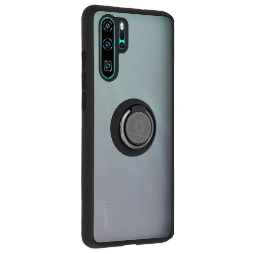 Techsuit - Glinth - Huawei P30 Pro / P30 Pro New Edition - Fekete