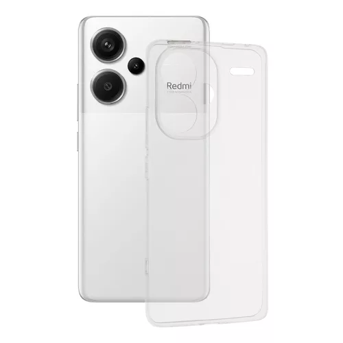 Techsuit - Clear Silicone - Xiaomi Redmi Note 13 Pro+ 5G - Átlátszó tok