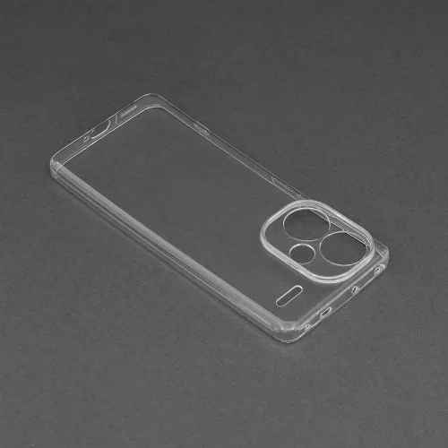 Techsuit - Clear Silicone tok - Xiaomi Redmi Note 13 Pro+ 5G - Átlátszó