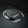 Baseus - Car Charger (CCALLP-01) - 2x USB, Mini Appearance, 4.8A - Black