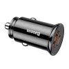Baseus - Car Charger Circular (CCALL-YS01) - USB, Type-C, Fast Charging, 30W, 5A - Black