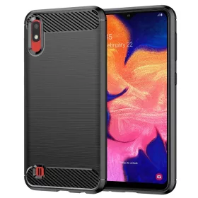   Techsuit - Carbon szilikon tok - Samsung Galaxy A10 / M10 - Fekete