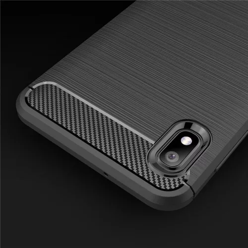 Techsuit - Carbon szilikon tok - Samsung Galaxy A10 / M10 - Fekete